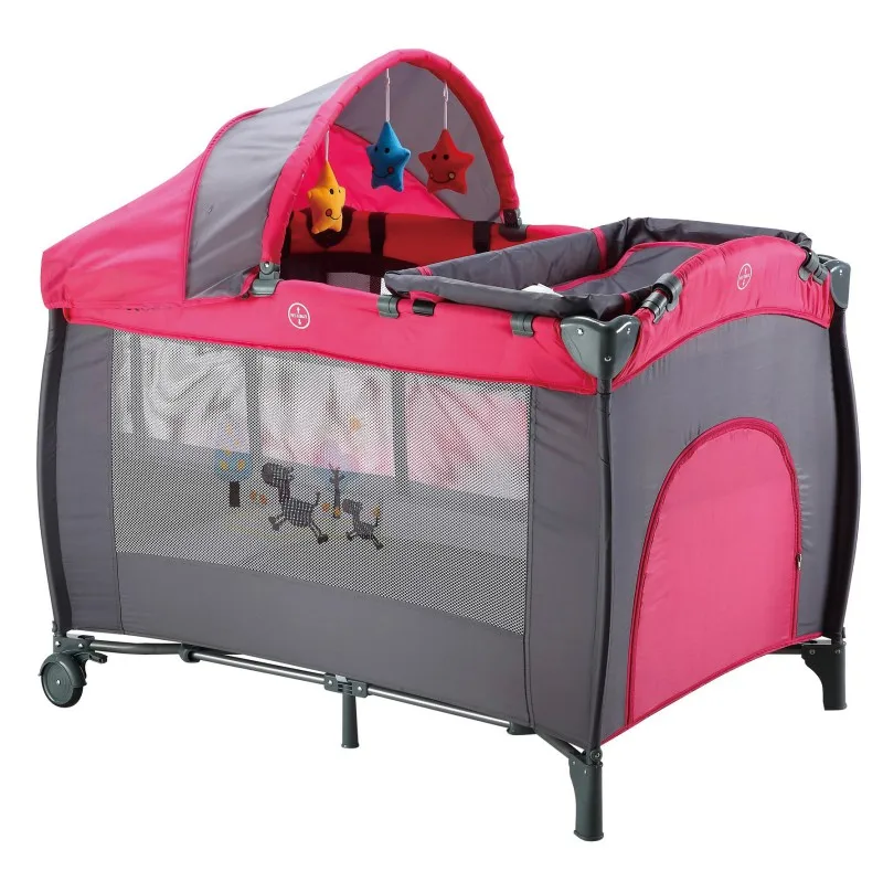 
Portable plastic fabric adult baby play yard playpen for european standard 