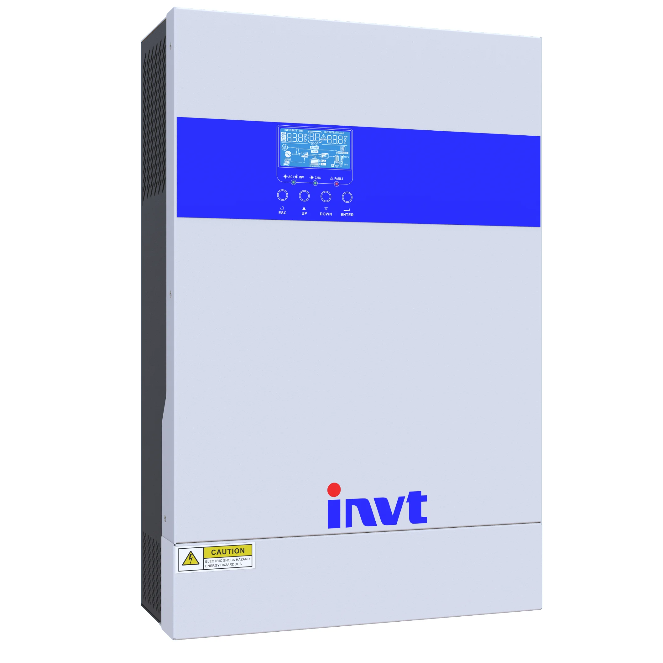 Однофазный автономный солнечный инвертор Invt 5,5 кВА 5 кВт, немодулированный синусоидальный сигнал 48 В, система хранения энергии аккумулятора, высокое качество, заводская цена