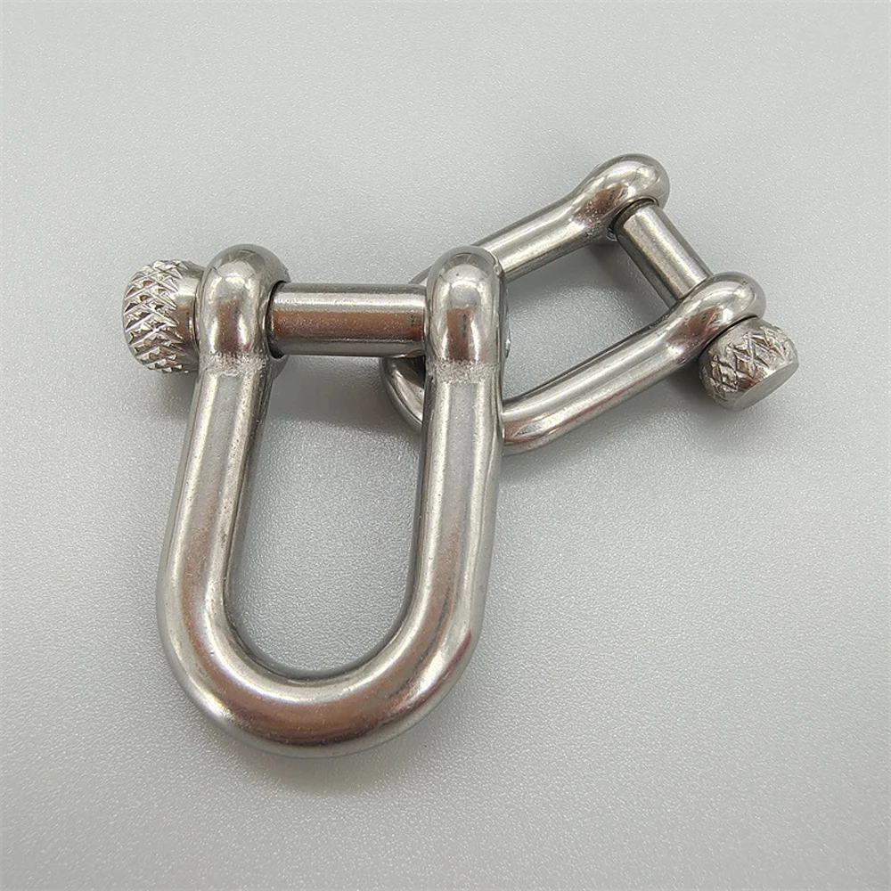 New Cheap price high quality U-shape D-shape buckle stainless steel vachette clasp strong connection buckle