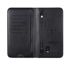China Professional Customized Wireless Charger Powerbank in Wallet as Business Gift