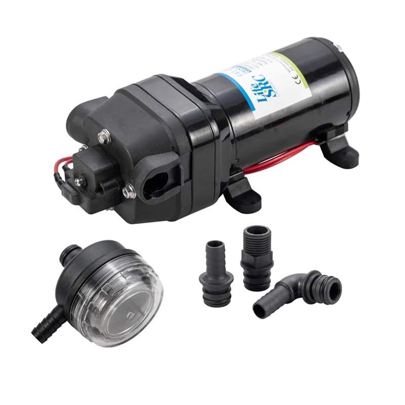 LifeSRC 19LPM 5.0GPM 45PSI High flow rate for fresh water diaphragm water pressure pump