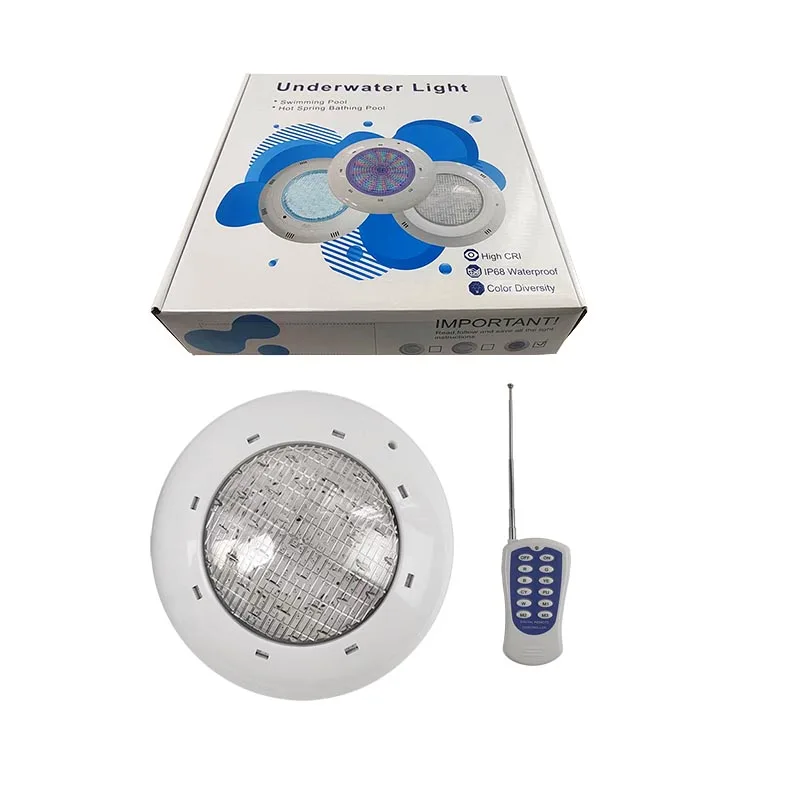 SMD 2835 Ip68 Waterproof Underwater Application 24W Swimming Pool Led Lights Surface Mounted Lamp swiming pool lights