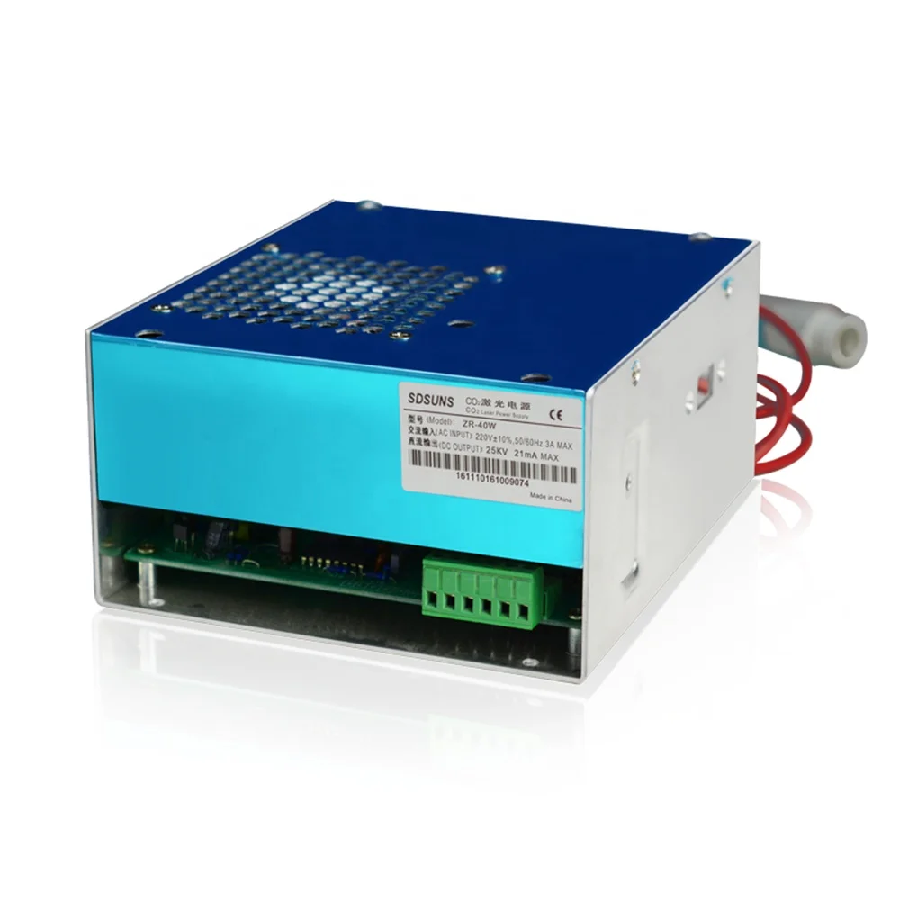 linyi 40w co2 spare part laser co2 module cutting power supply for laser cutting machine