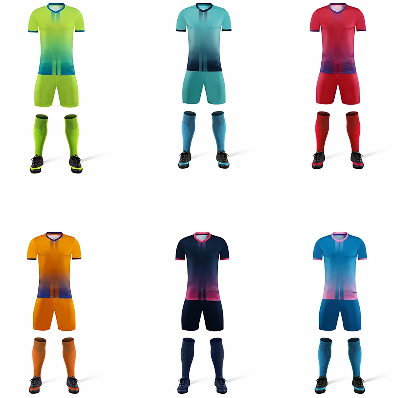 2022 Sublimation Soccer Wear Breathable  Cheap Price Quick Dry Football Jersey