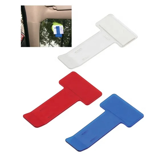 Car Vehicle Accessories Windscreen Window Transparent Invoice Ticket Folder clear Car Parking Permits Ticket Holder Clips