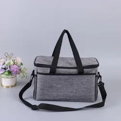 Oxford Vacuum Insulated Large Capacity Bento Bag Lunch Box Bag Student Cold  Lunch Bag With  Handle