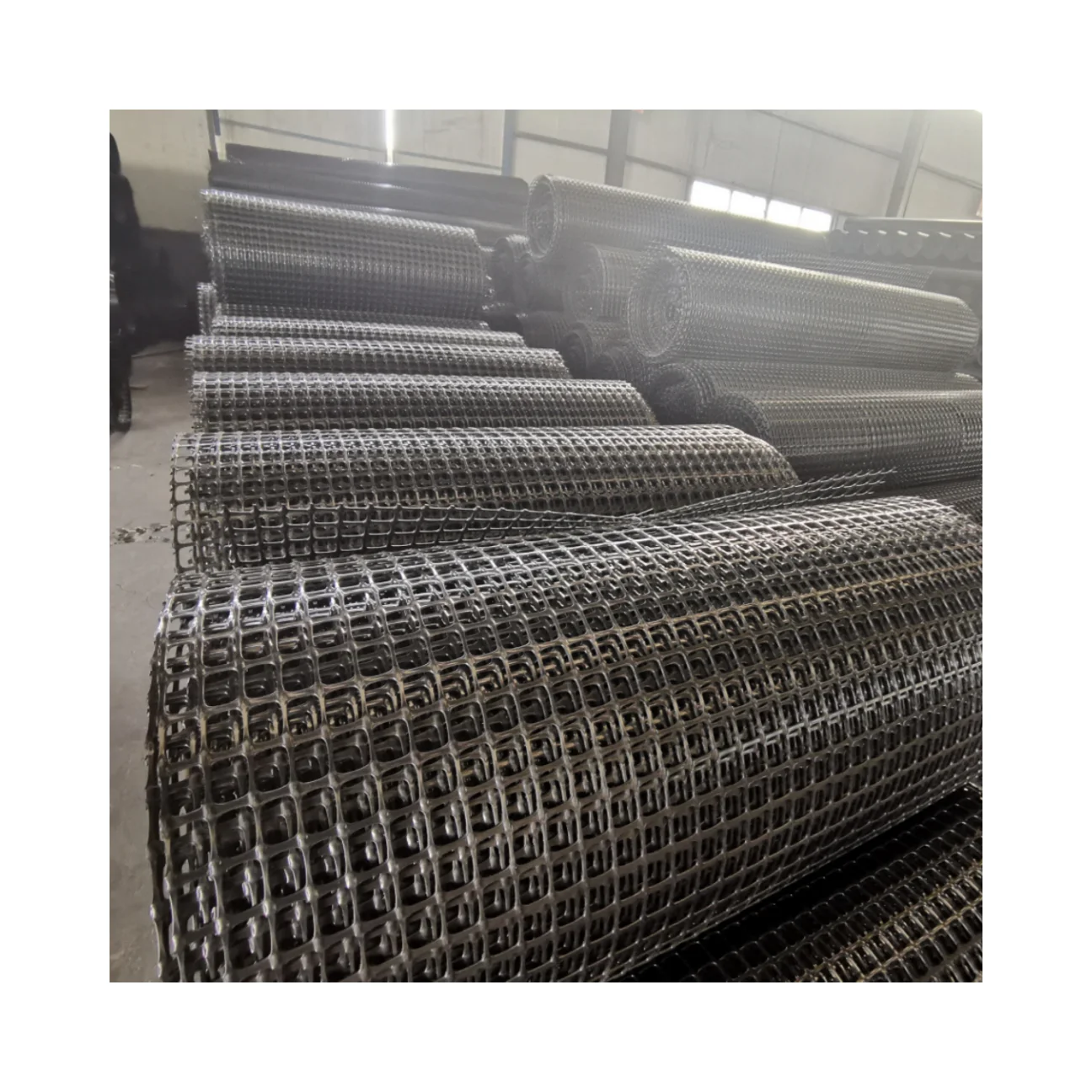 Driveway Geogrids Plastic PP HDPE Uniaxial Geogrid 100/20 kN For Road Project In India and Thailand