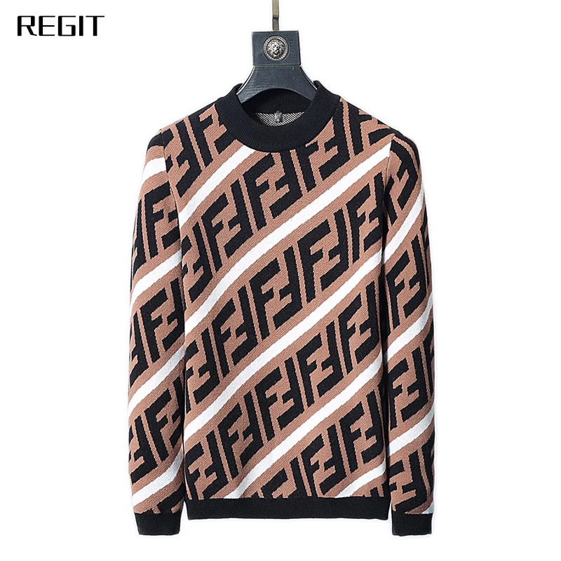 2021 унисекс осенний и зимний свитер с круглым вырезом жаккардовый шерстяной свитер пуловер с вырезом лодочкой плотный теплый мужской свитер