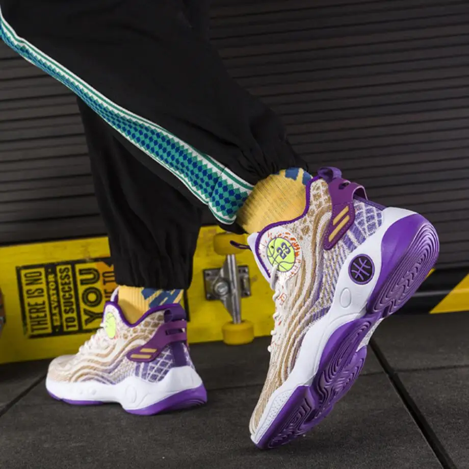 New high-top Curry breathable Boots non-slip shock-absorbing basketball shoes