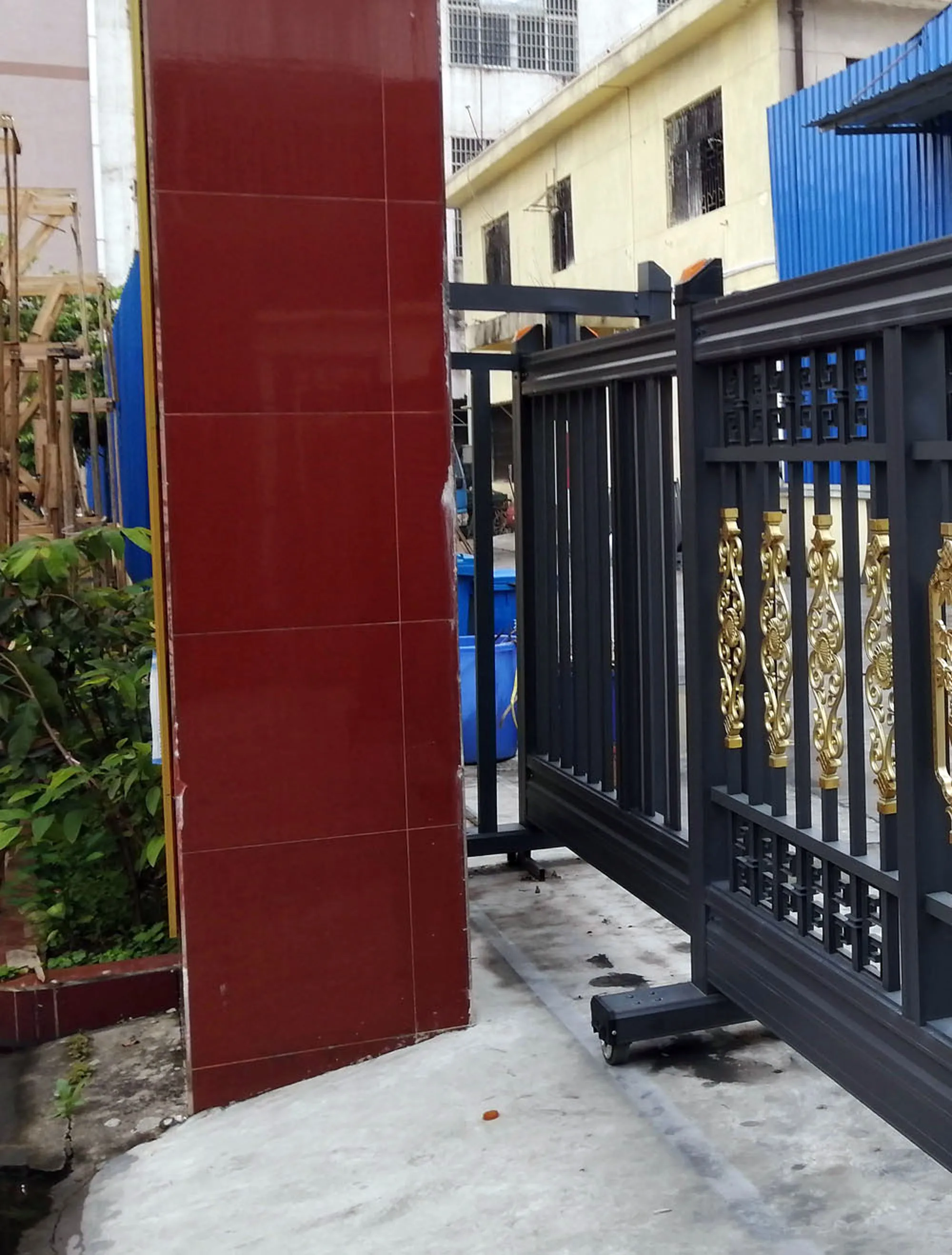 Motorized Foldable Sliding Main Gate