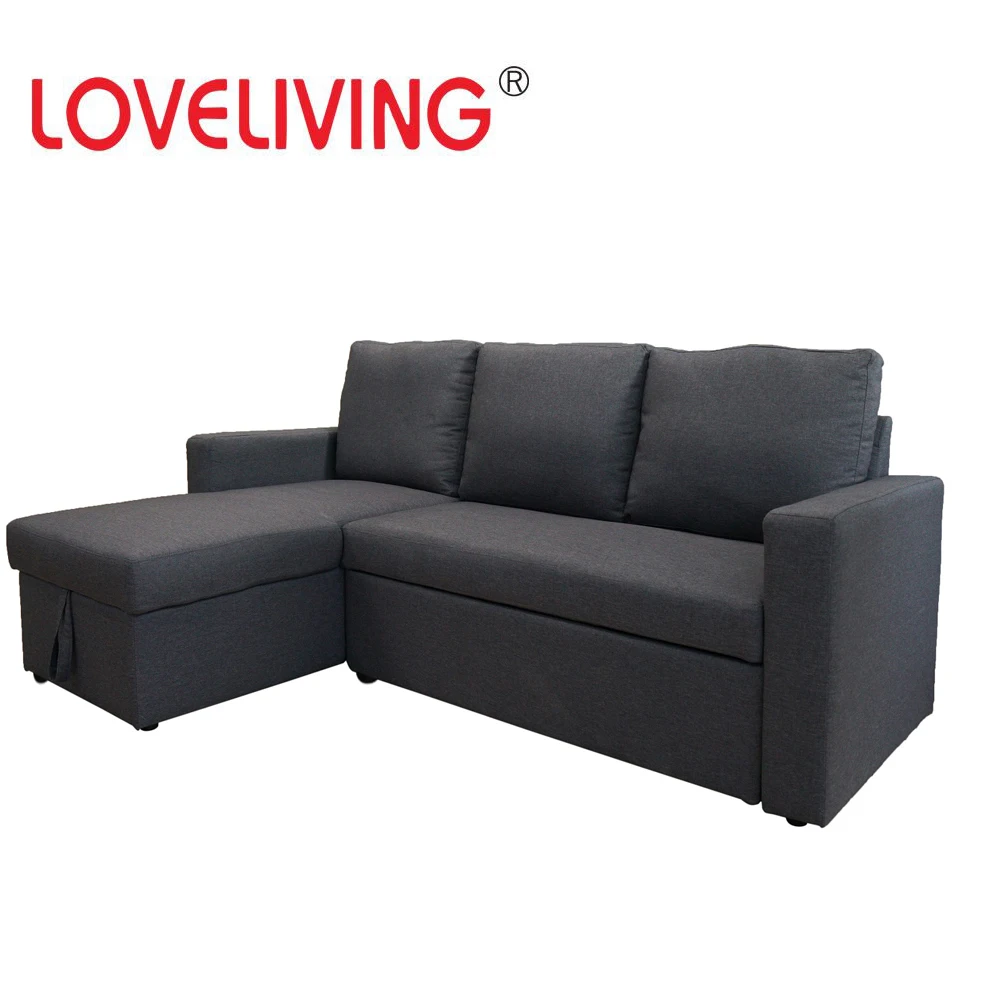 
Living Room Sofas Large Capacity Foldable Storage Corner Puller Sofas Modern Futon Sofa Bed Livingroom Home Furniture Fabric 67 
