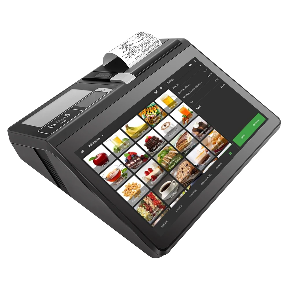 FYJ-116W 11.6 inch Hotel Android Pos Ordering Tablet PC Checkout Counter Desktops All in One Touch Screen Computer Windows Pos