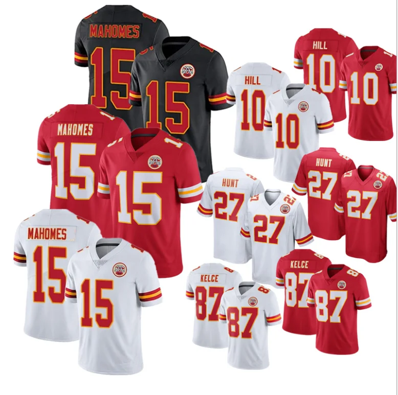 Канзас #15 maбыс #87 #10 OEM дизайн футбольная одежда пользовательский Американский футбол Трикотажные (1600289084594)
