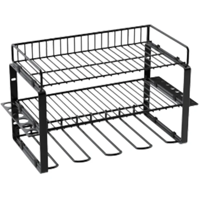 Wholesale New Design Wall Mounted Garage Electric Tool Storage Organizer Heavy Duty Power Tool Storage Metal Tool Storage Rack