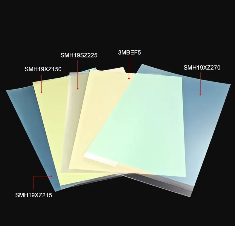 Guangdong  brightening film BEF prism laptop LCD brightness enhancement sheet applied to a display or light-transmitting device