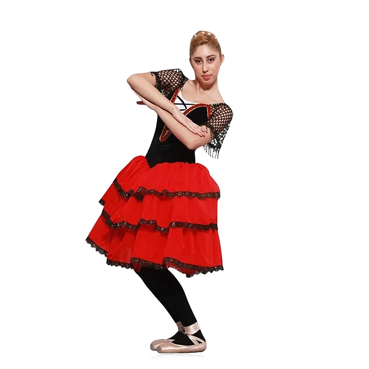 New Arrival classical Spanish  style women ballet tutu costume dance costumes