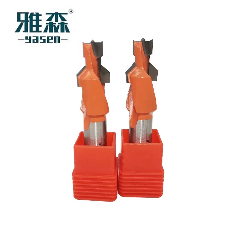 Yasen Solid Carbide 2 flutes insert Customized step drill bit set for woodworking