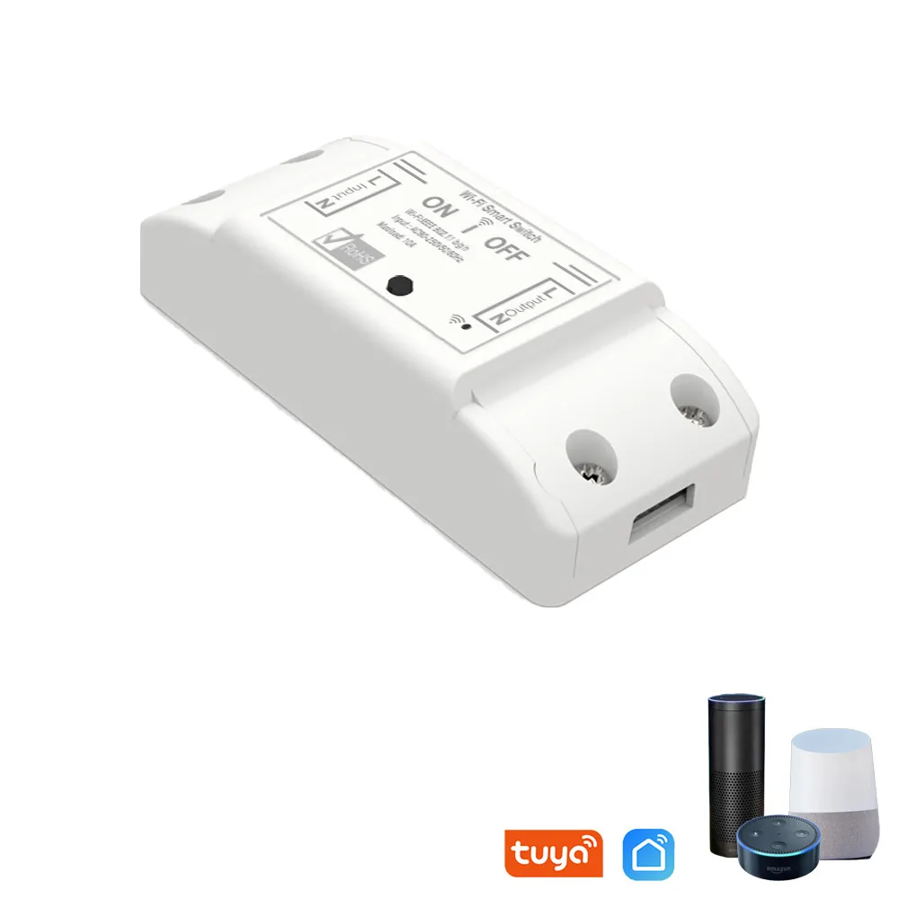 mini wall no neutral timer tuya electrical circuit breaker dimmer switches wifi light zigbee switch smart power relay