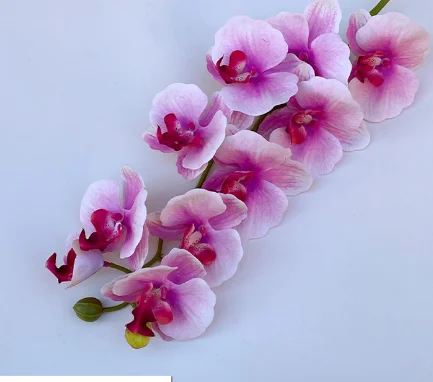 15 Head Long Stem Artificia Phalaenopsis Real Touch Orchid Flowers Branches