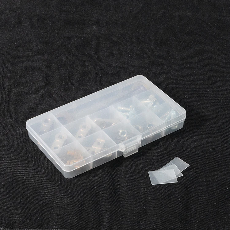 OEM ODM Factory plastic tool hardware storage boxes organizer 15 grids removable divider box