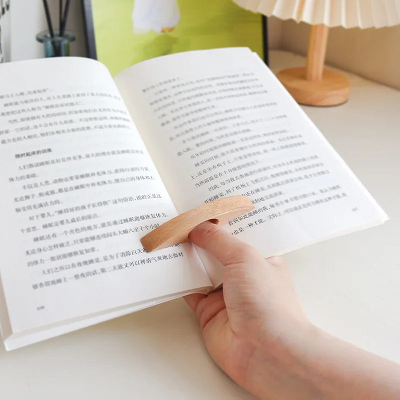 Новый Персонализированный Деревянный держатель для книг ручной работы из бука
