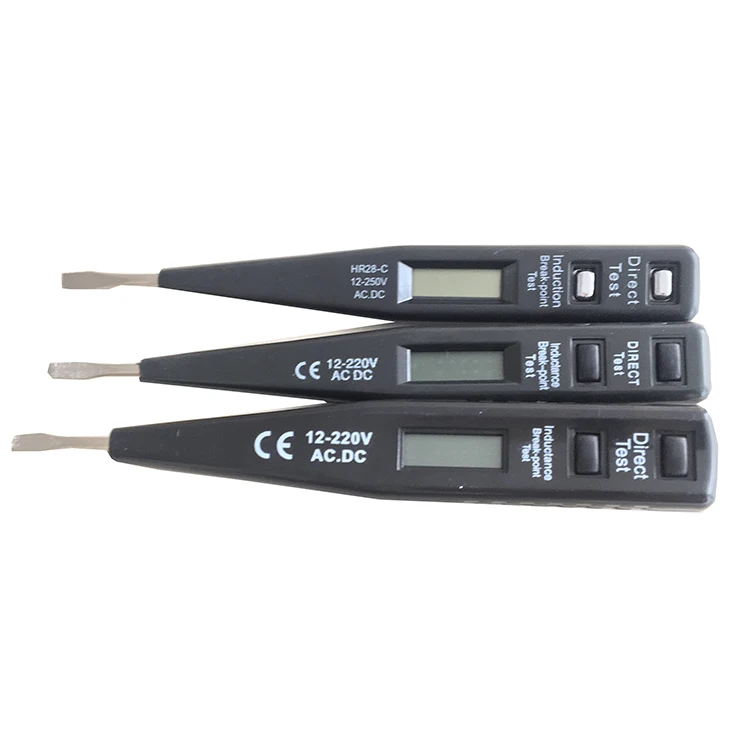FN-686 mini pocket ce digital voltage tester pen with LCD display