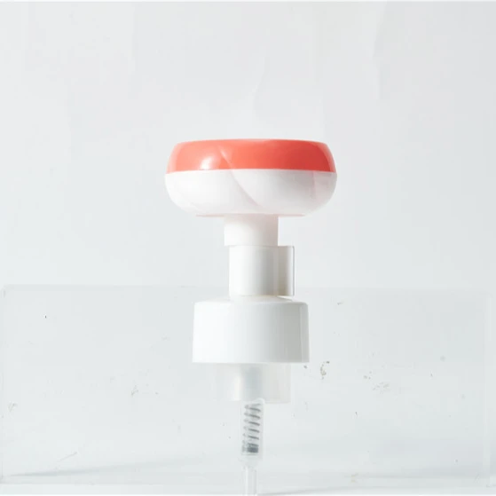 Chinese suppliers high quality childlike flower shape soap solution foam pump 40mm 43mm color customization