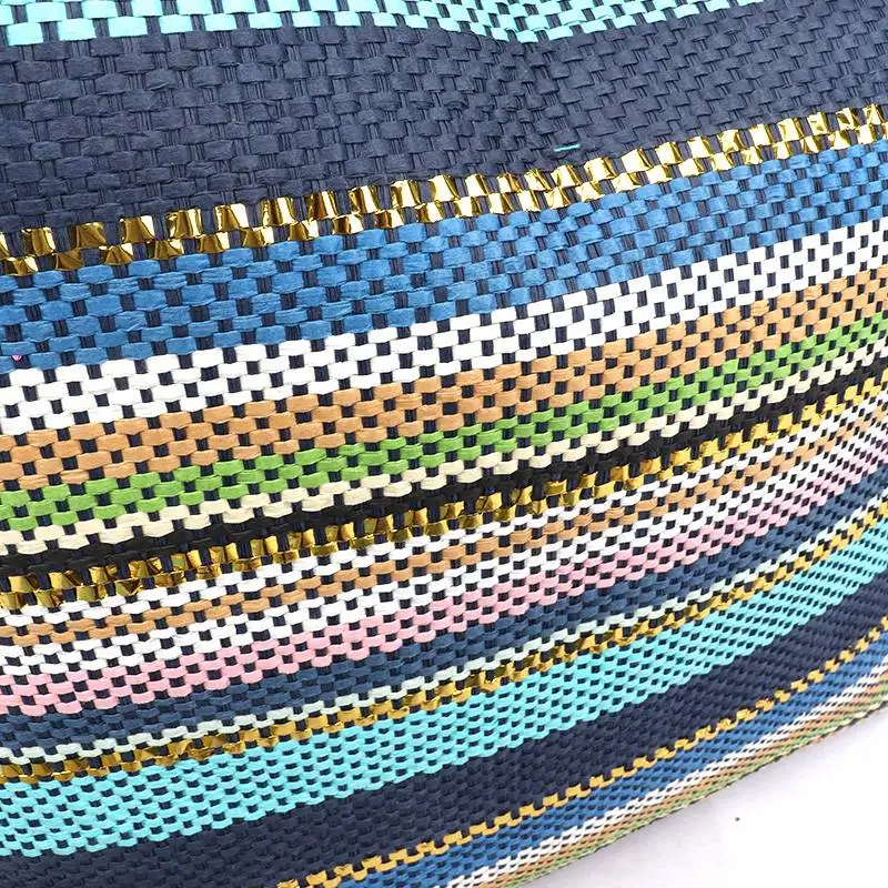 Hot Selling Raffia Straw Summer Beach Bag Palm Leaf Tote Beach Bag Ready To Ship