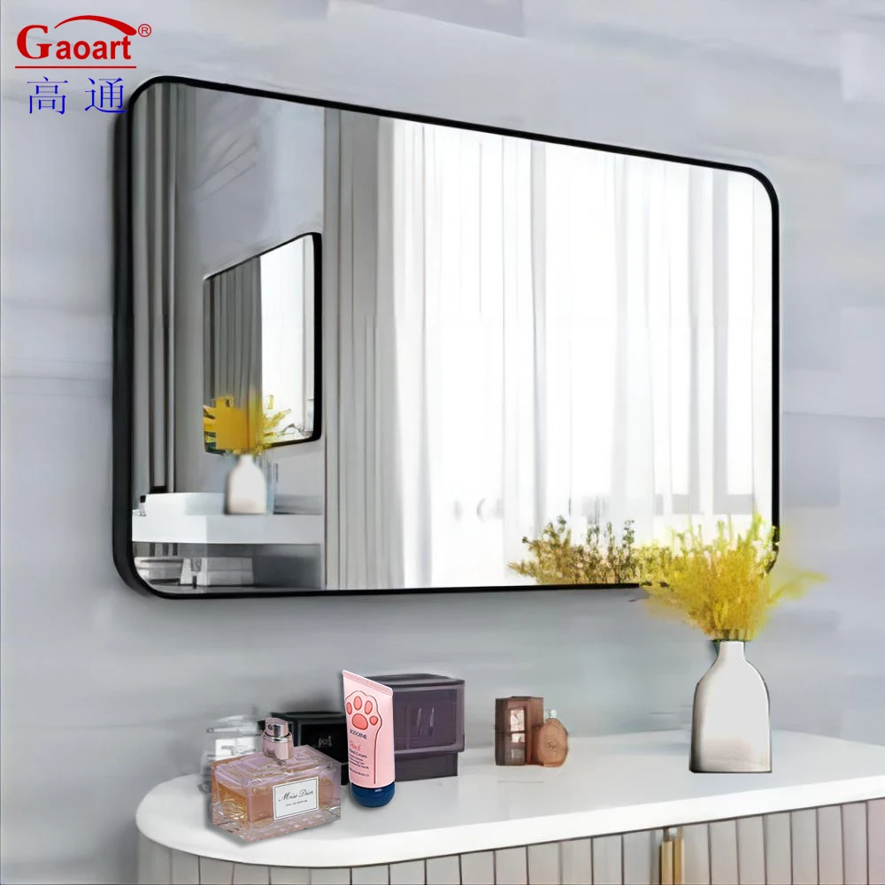 New Arrival Stick Stand Size Mounted Full Glass Gold Bevelled Large Standing Plain Hanging Square Wall Mirror