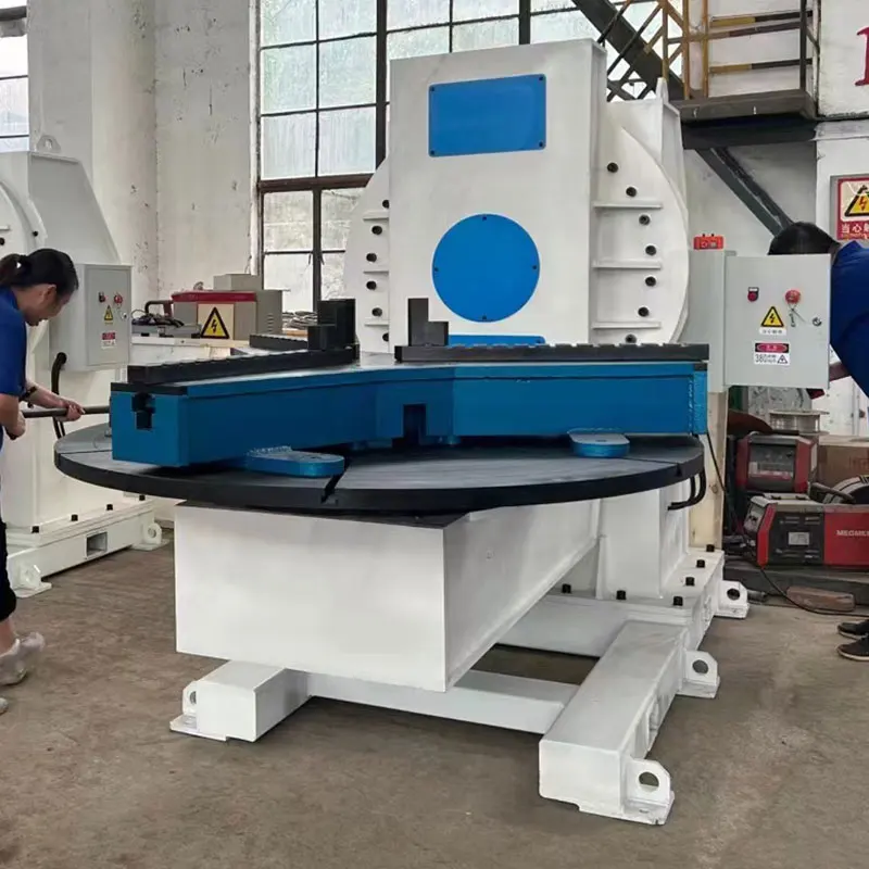 L Type Tilting And Rotating Welding Positioner Machine With Rotary Turntables