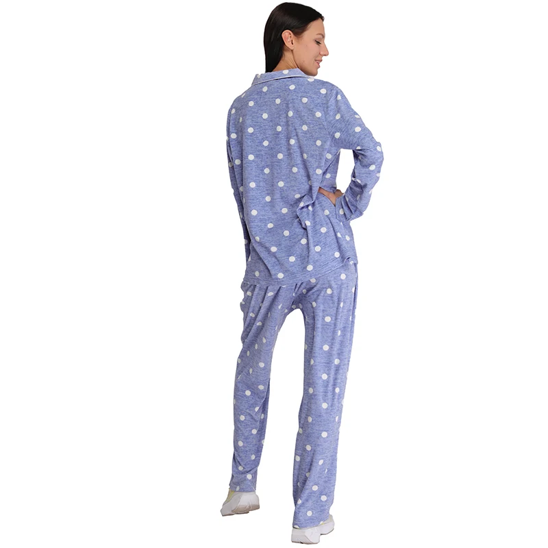 Горячая Распродажа, Женский Теплый и плотный пижамный комплект, удобная Пижама, зимняя женская пижама с длинным рукавом
