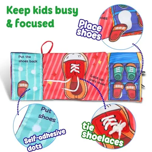 Custom 3D Soft cloth book Baby Quiet Book Learning Cloth Soft Plush Early Educational cloth book Toys