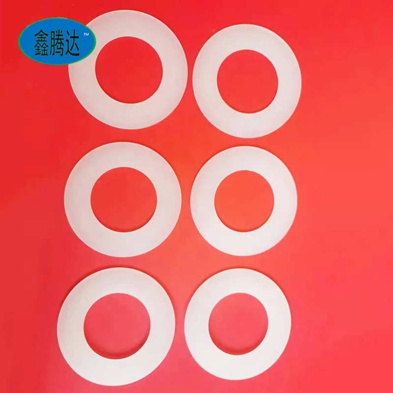 cnc machining PTFE flat sealing gasket plastic washer