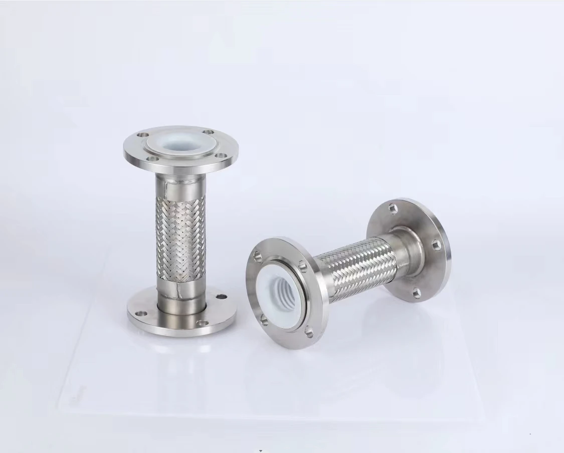 PTFE-lined metal hose Lined PTFE explosion-proof flexible connection pipe