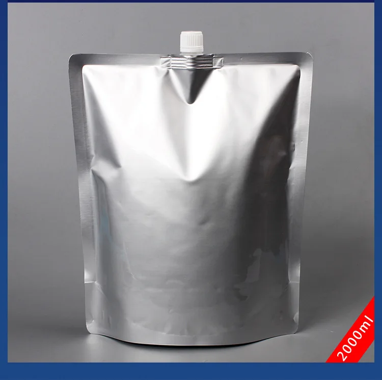 aluminum foil nozzle bag Plastic Beverage Bags DIY Drinking Fruit Juice Storage Bag Stand Up Spout pouches
