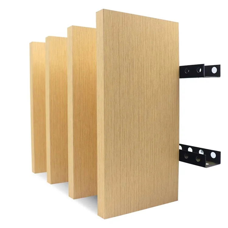 Modern Aluminum Profiles Decoration Suspended Type Aluminum Baffle Ceiling Pipe Hanging Rectangular