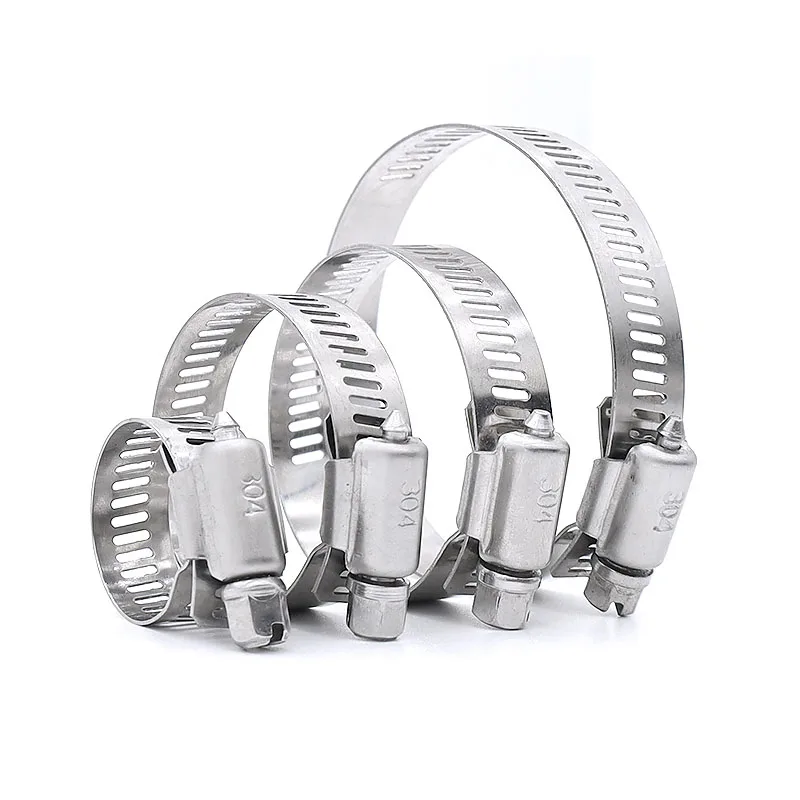 6-101mm Stainless Steel 304 Hose Clamps