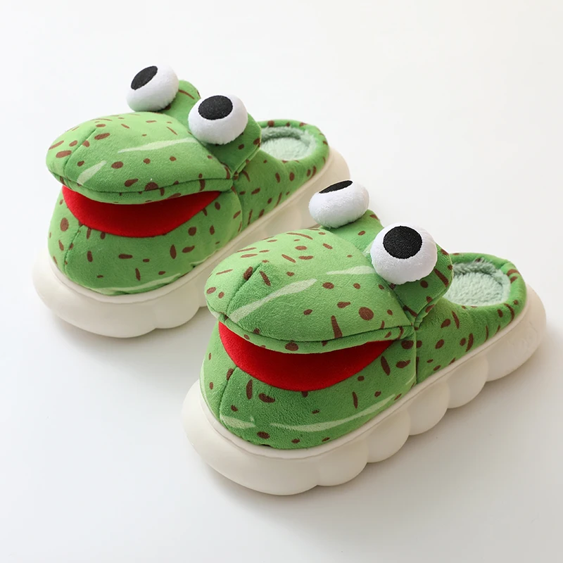 Fashion Women Slippers Winter Warm Fur Shoes Cute Rabbit Ears Soft Sole Home Indoor Ladies Plush Slides