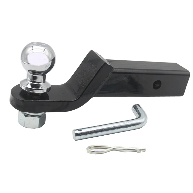 Steel Rear Trailer Towing Hook 2-Inch Receiver & Trailer Hitch Ball Mount