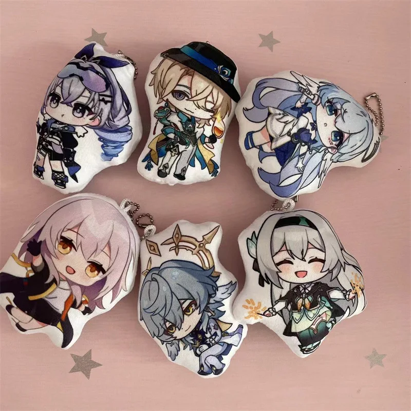40CM Game Honkai Star Rail Figure Plush Toy Doll Anime Cartoon Stuffed Plushies Firefly Robin Silver Wolf Anime Plush Pillow