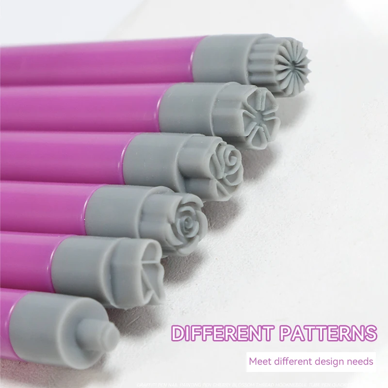 Vinimay Brand New Style Handmade Nail flowers Stamps Easy To Elevate Your Nail Art With Nail Tools  Art Stamp Pen Set