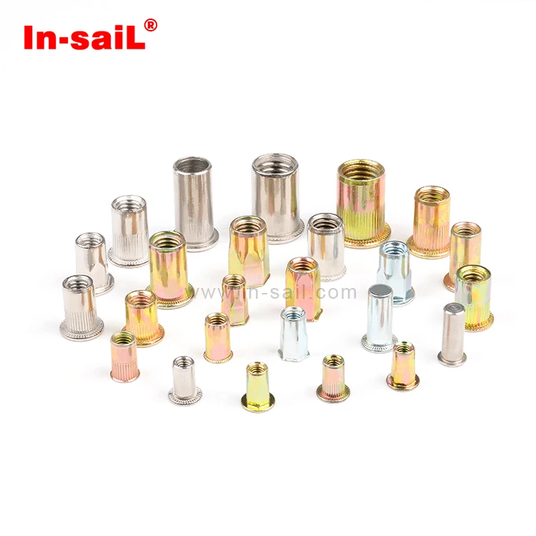 SS reduce hex head inner-hex body close end rivet nuts m6