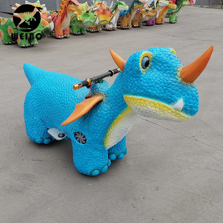 Kids dinosaur rides on car dinosaur scooter