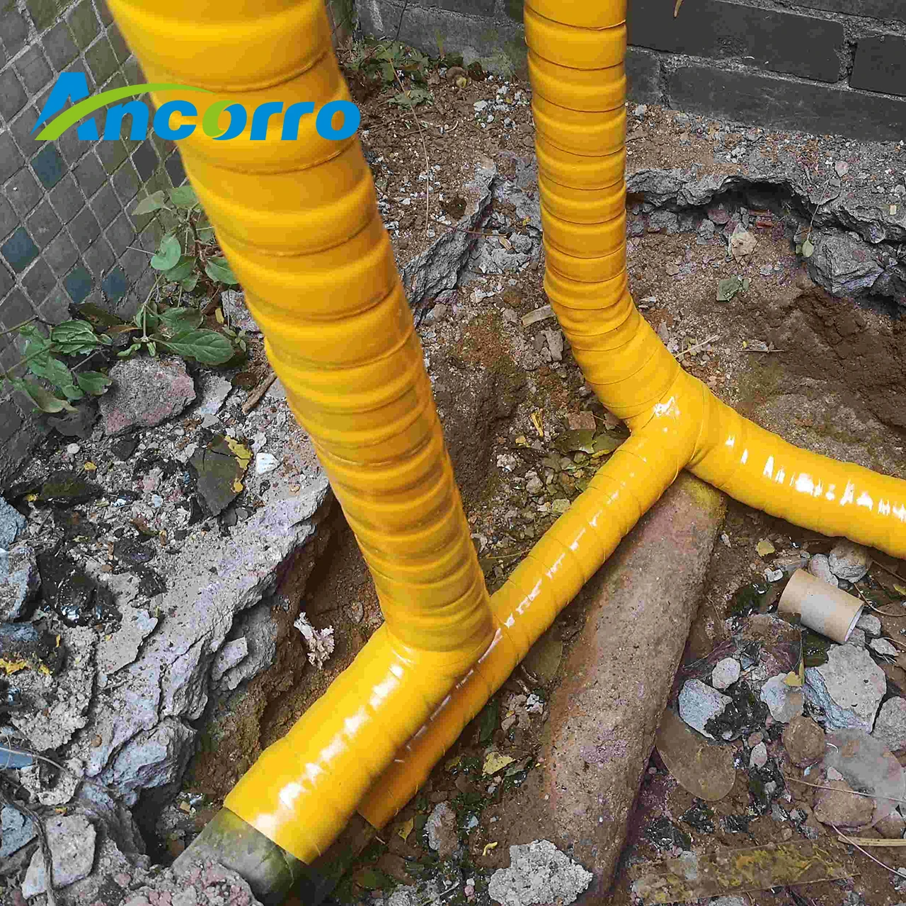yellow  SelFusion  tape for pipeline anticorrosion