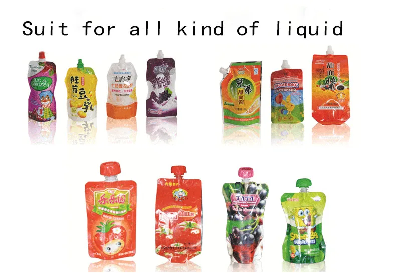 coconut milk spout pouch filling packing machine coconut water standing up pouch filling capping equipment