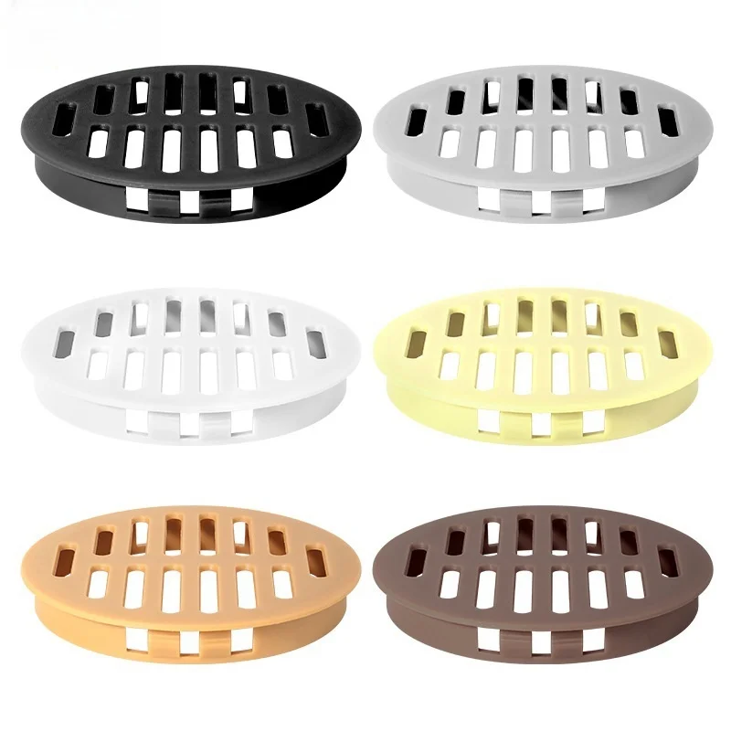 Wardrobe Cabinet Air Vent Hole Cover Plastic Round Cabinet Air Ventilation Grille Cover