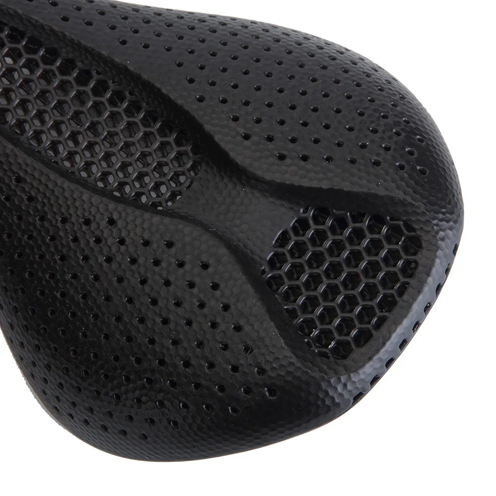 PUSAI Best 3D Printed Carbon Fiber Bicycle Seat 140mm Saddle for Road Bikes Plastic Material Boxed Packing