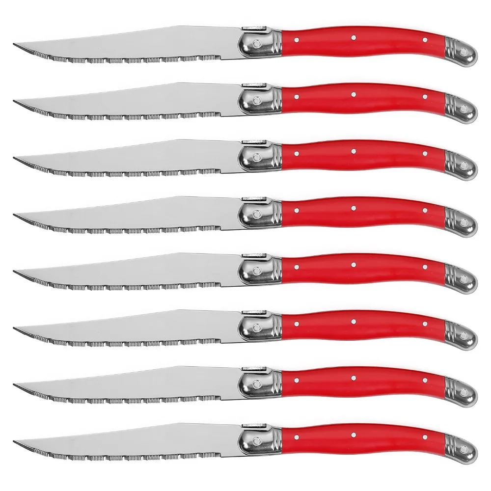 Low Price 6pcs Steak Knives Kitchen Knives Laguioles Cutlery Set For France Market 6Pcs Steak knife set