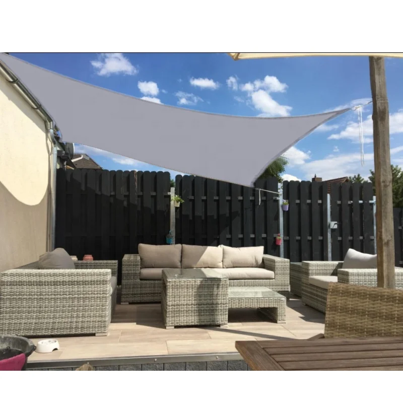 3x4m Sun Shade Sail Rectangle Waterproof Outdoor Shade Sail Patio Garden Terrace Awning Canopy 95% UV Block With Free Rope