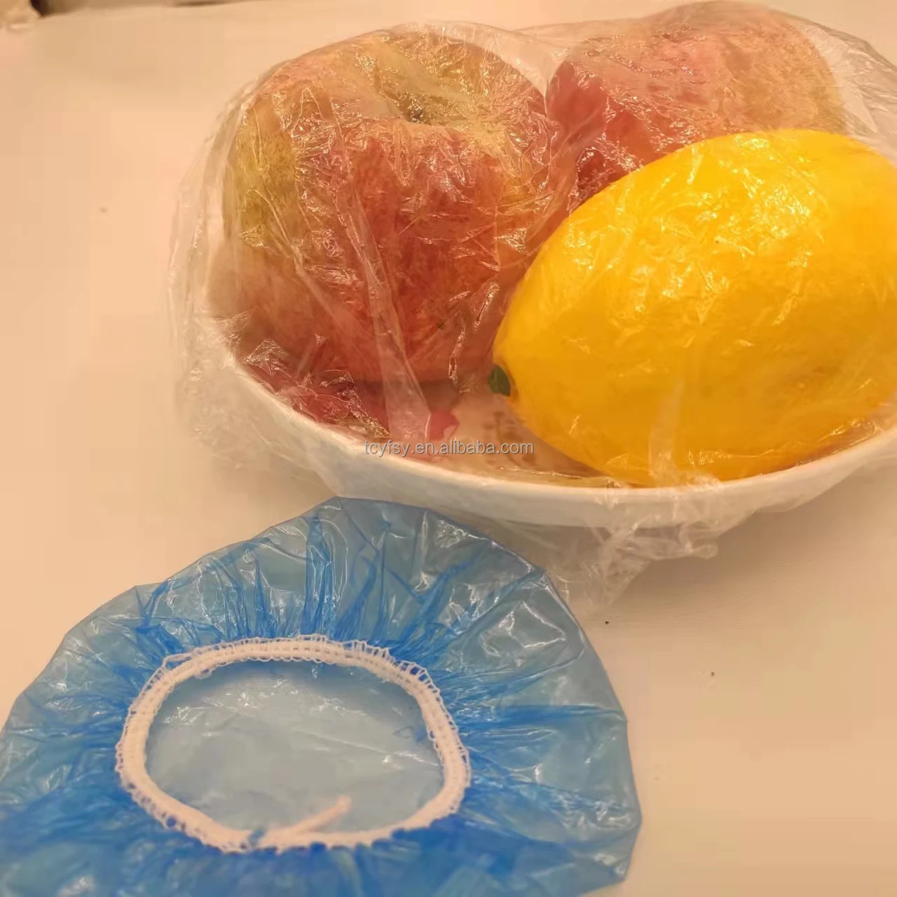 Colorful Elastic PE Food Storage Covers Reusable Fitted easy HDPE/LDPE Keep fresh Bowl Covers